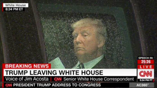 Donald Trump was a good boy last night
